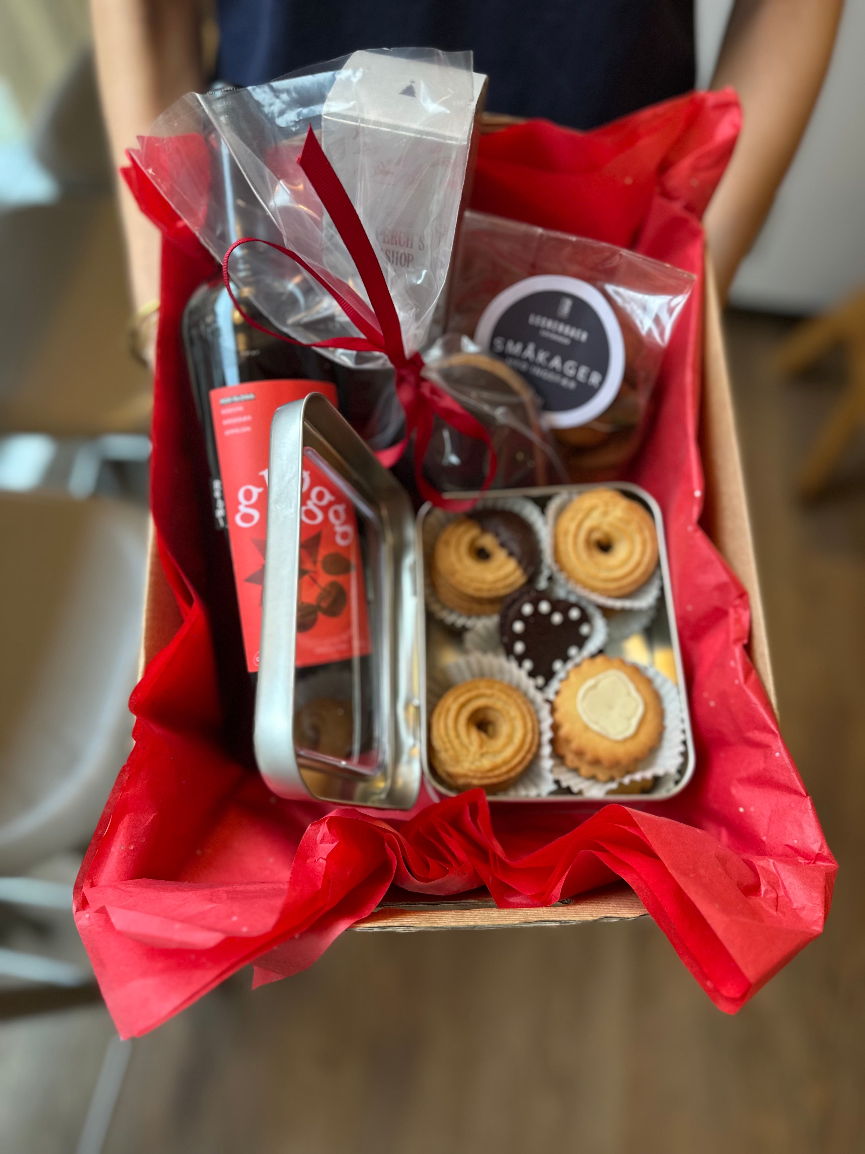 Gavekurv til jule elskeren