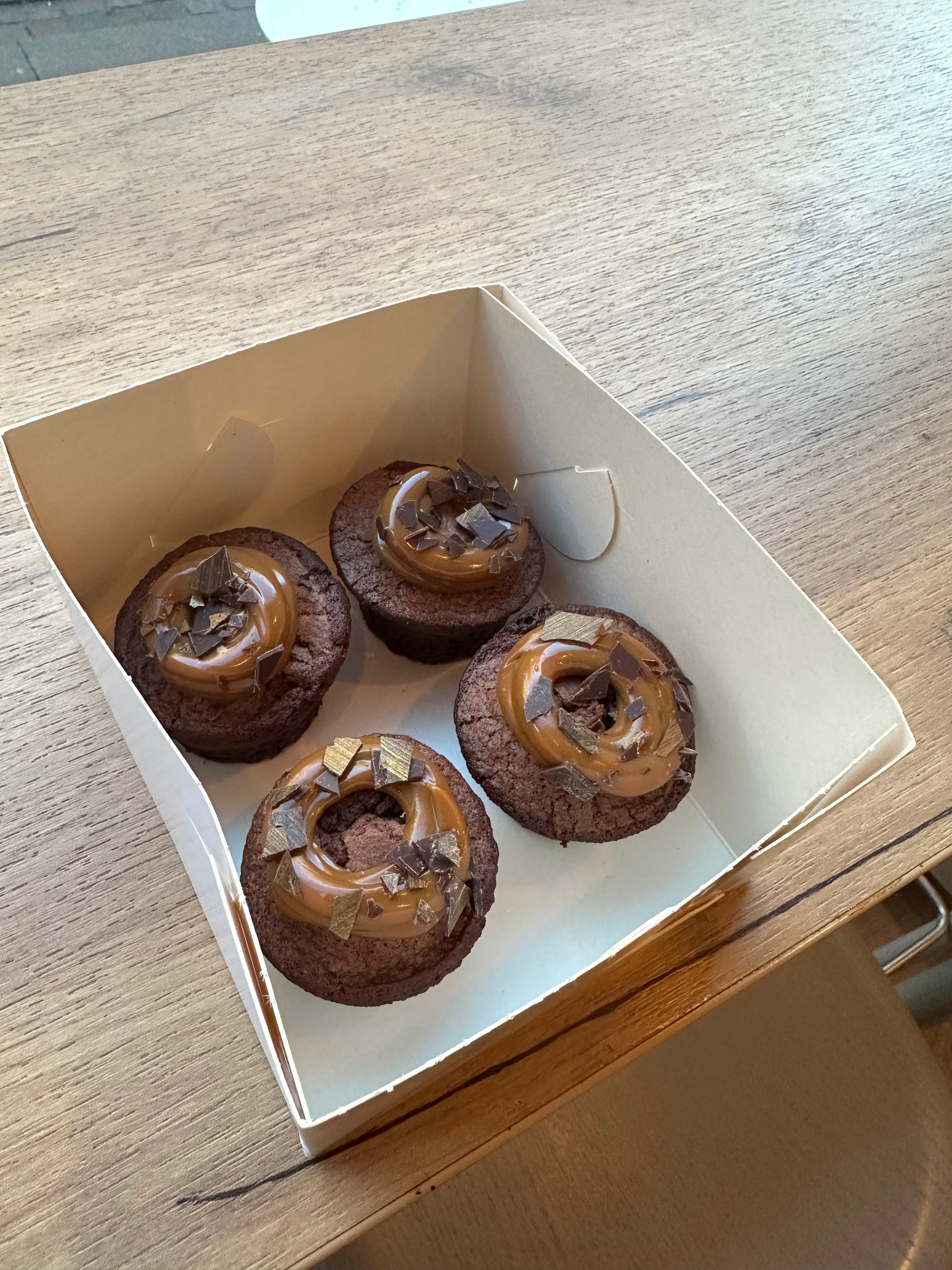 Saltet karamel brownie (GF)
