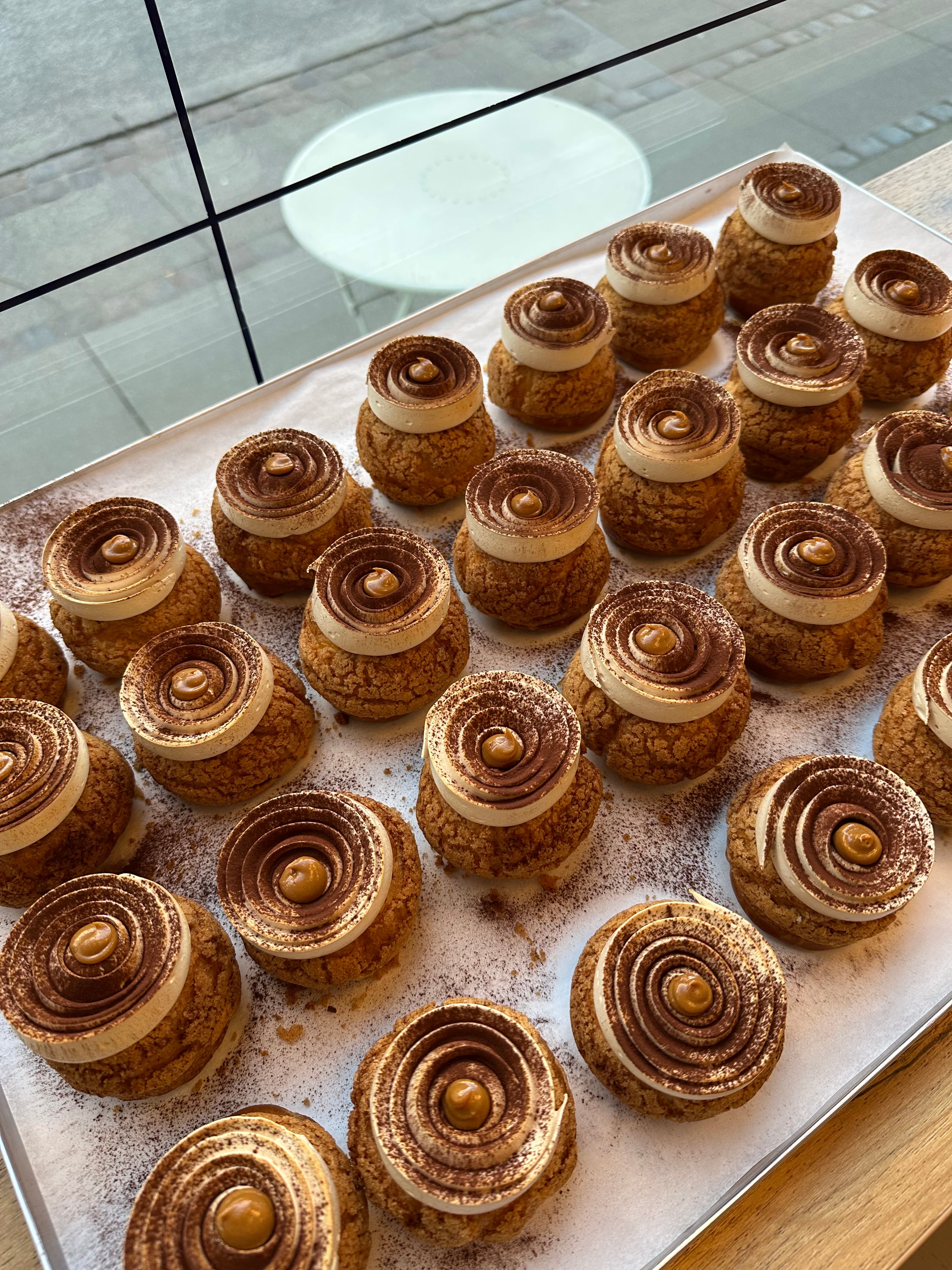 Mokka fastelavnsbolle (vandbakkelse)