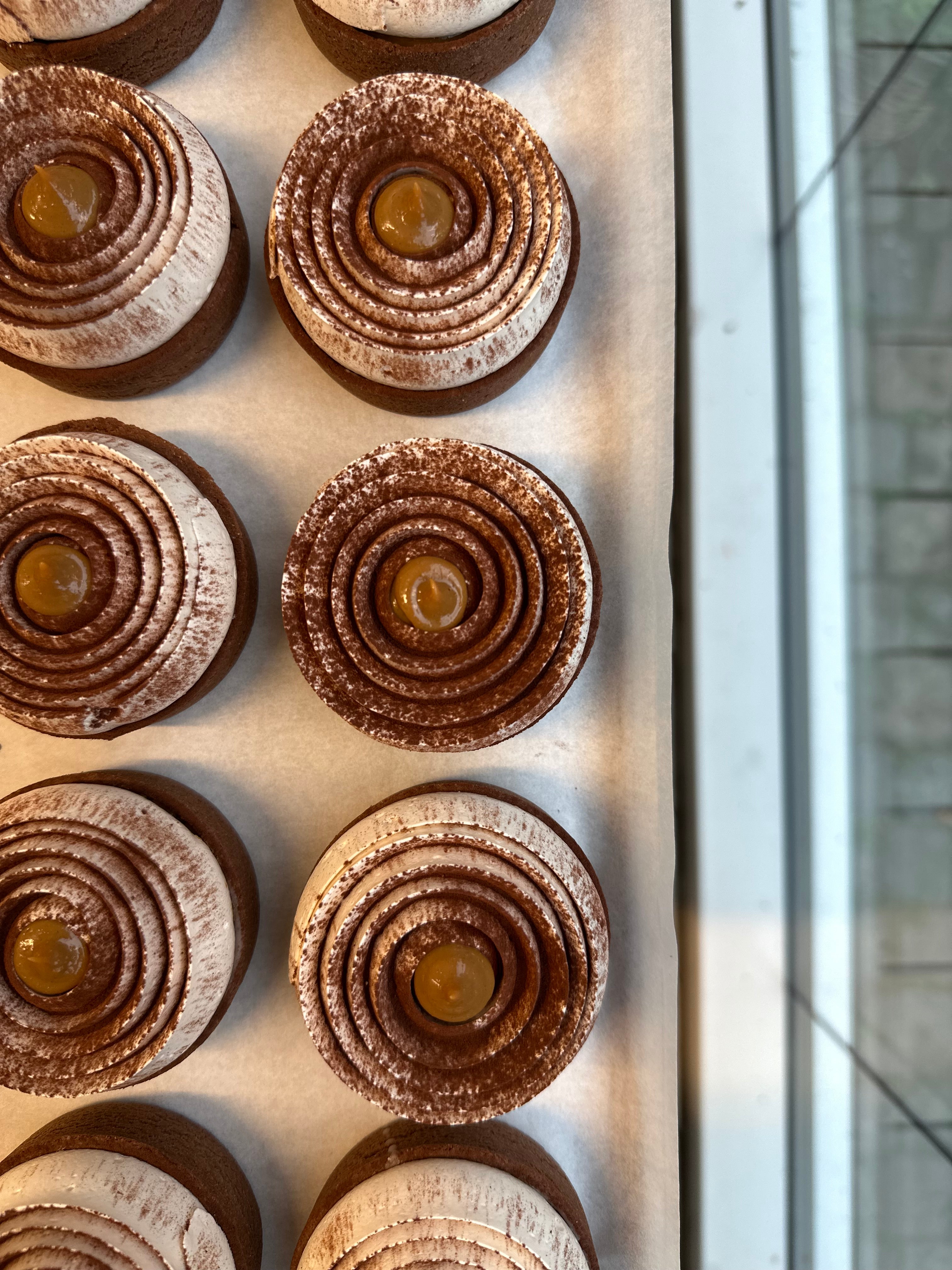 Tiramisu- og chokoladetærte