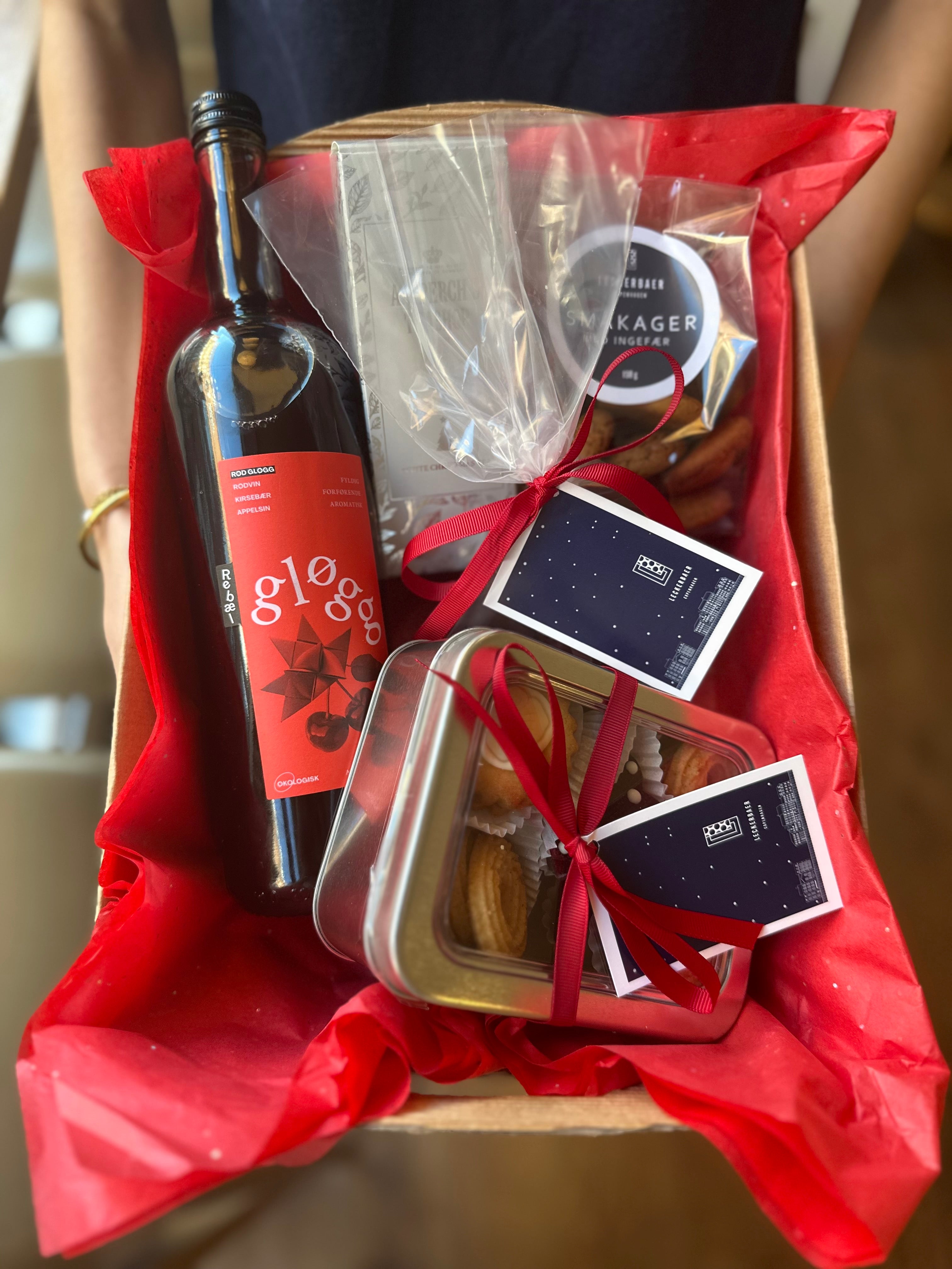 Gavekurv til jule elskeren