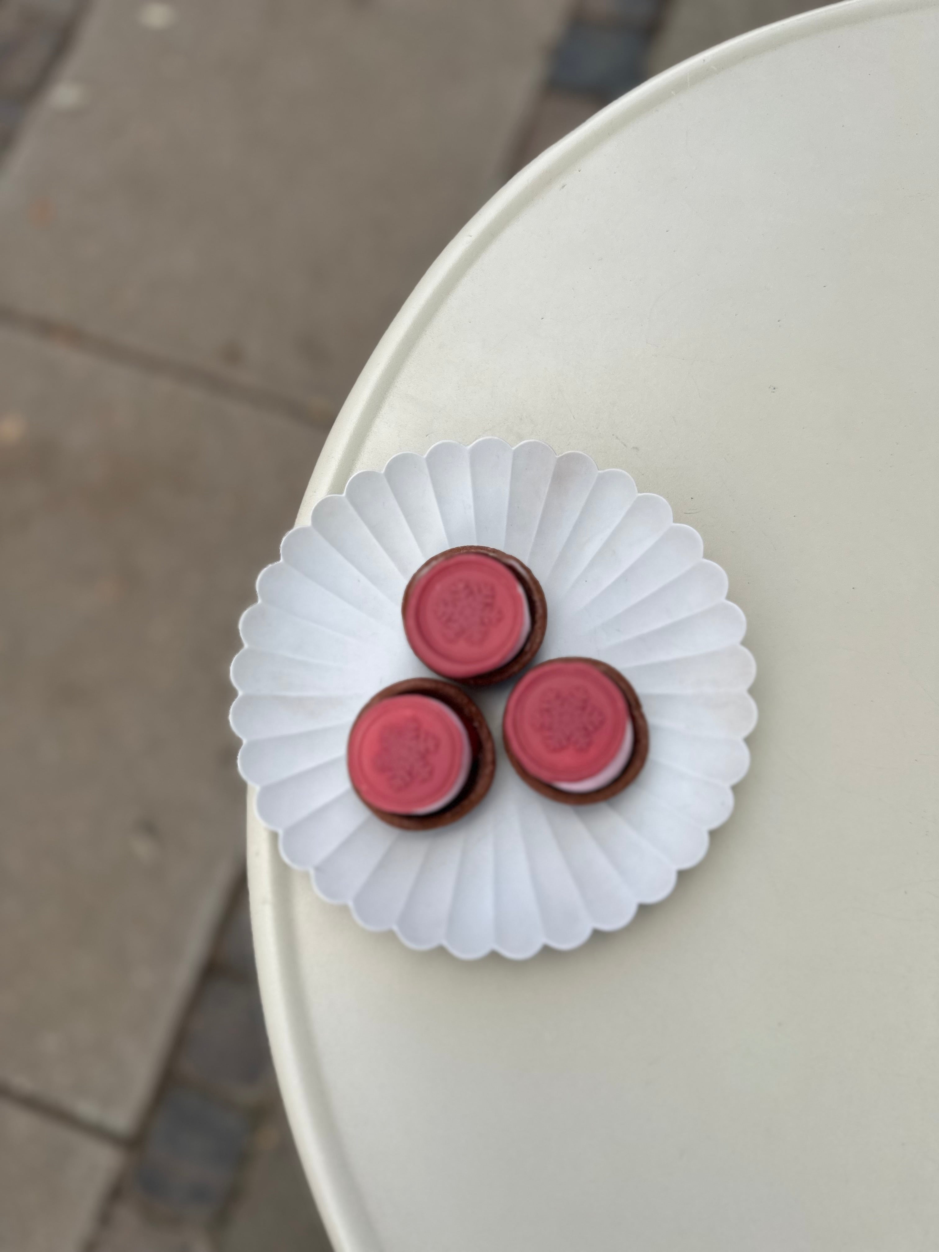 Chokolade & solbær- mini tærte