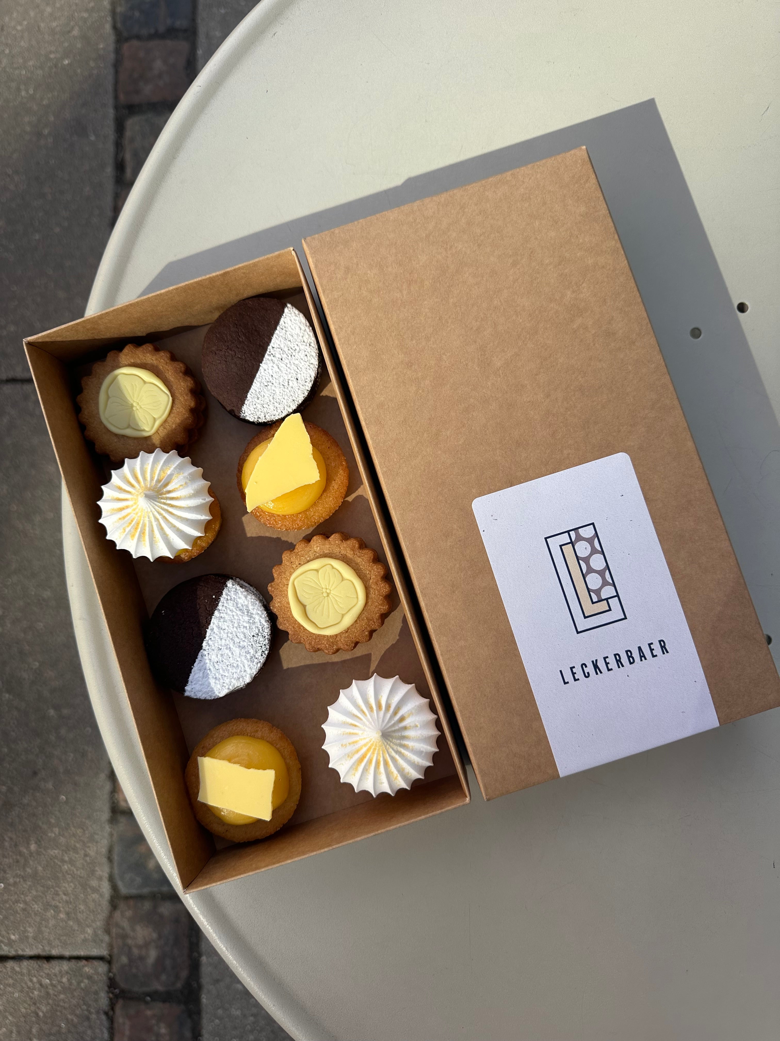 Minikager - Gul æske - 8 stk