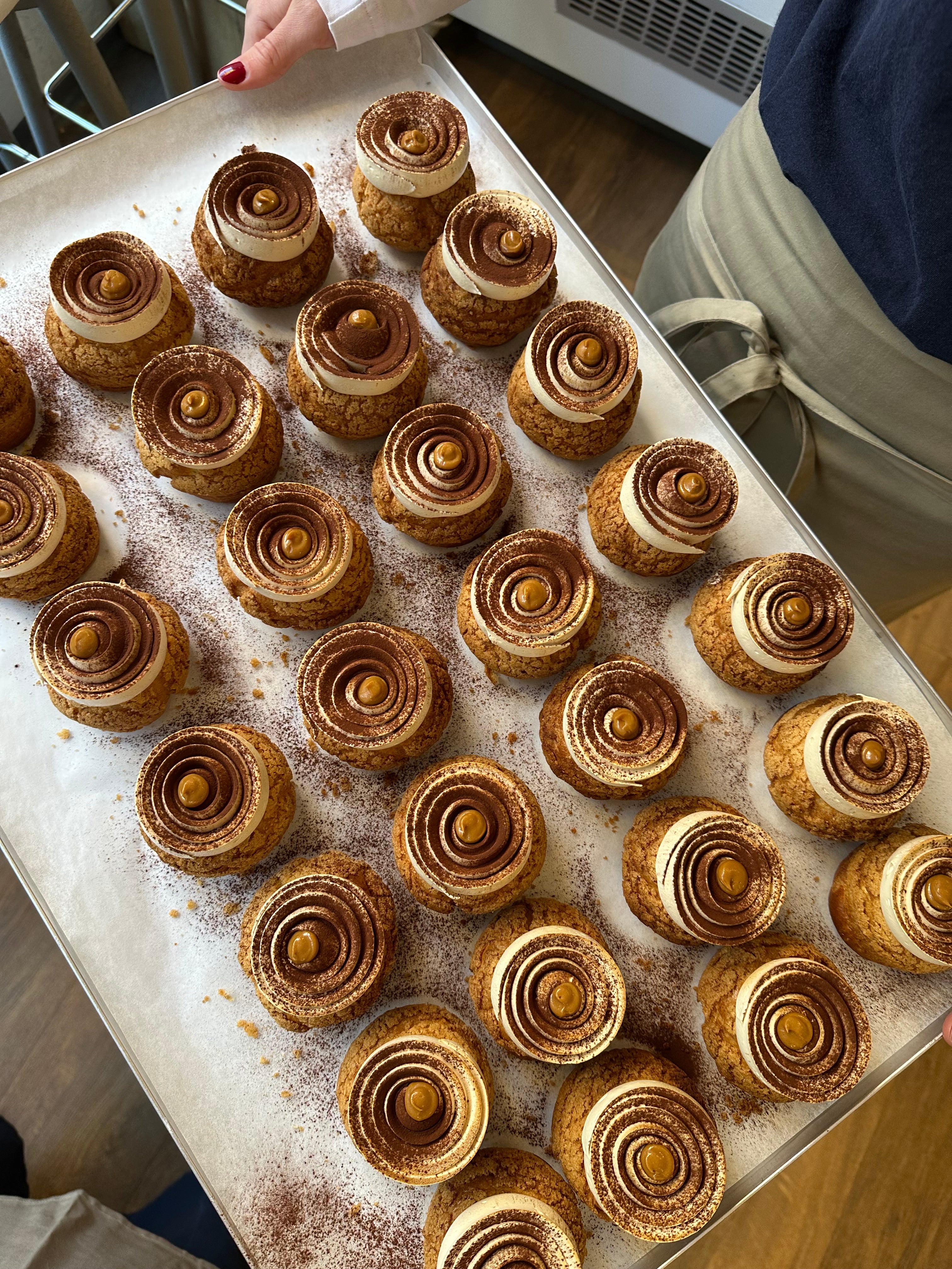Mokka fastelavnsbolle (vandbakkelse)