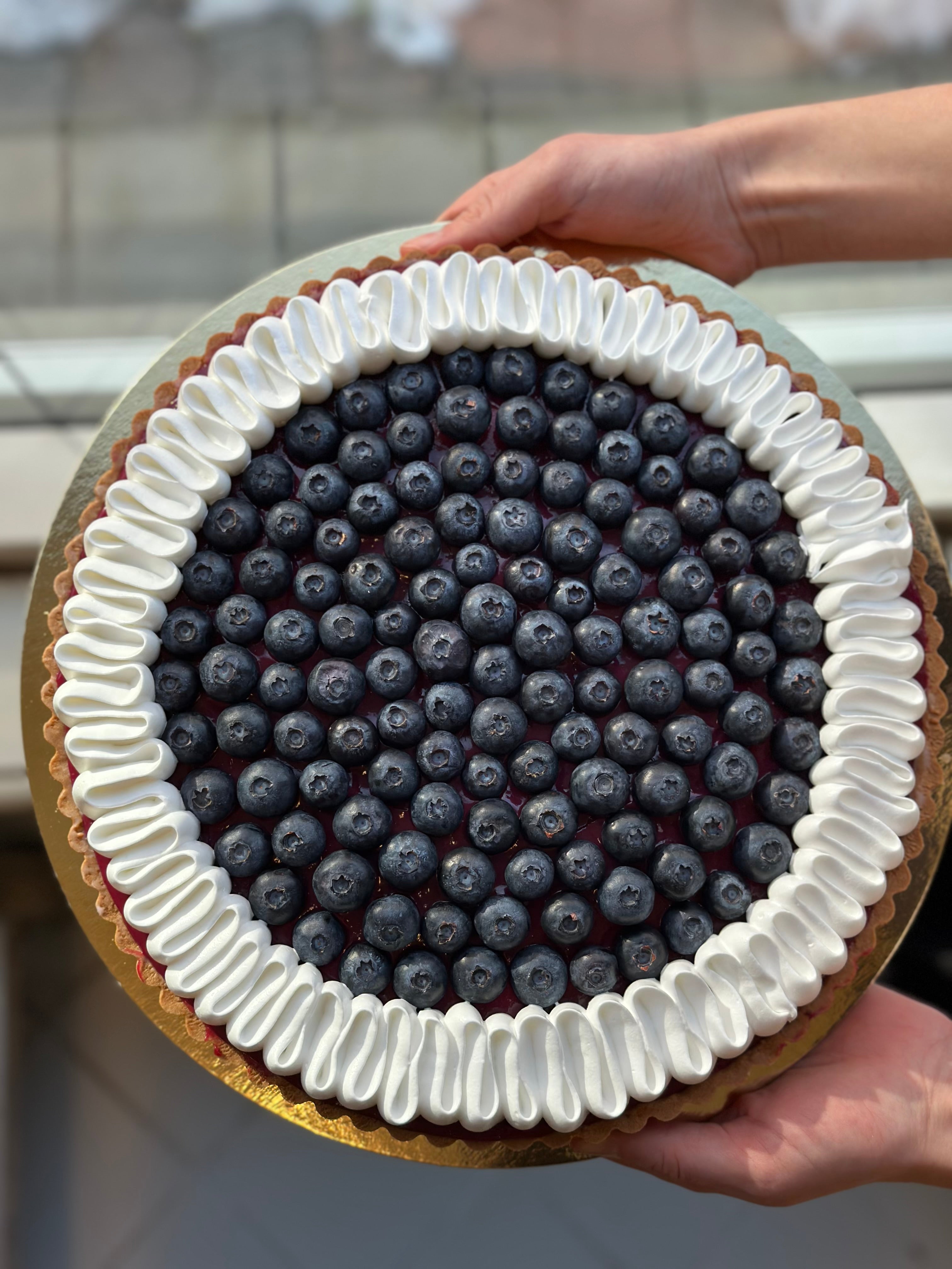 Blåbær tærte 30cm Ø