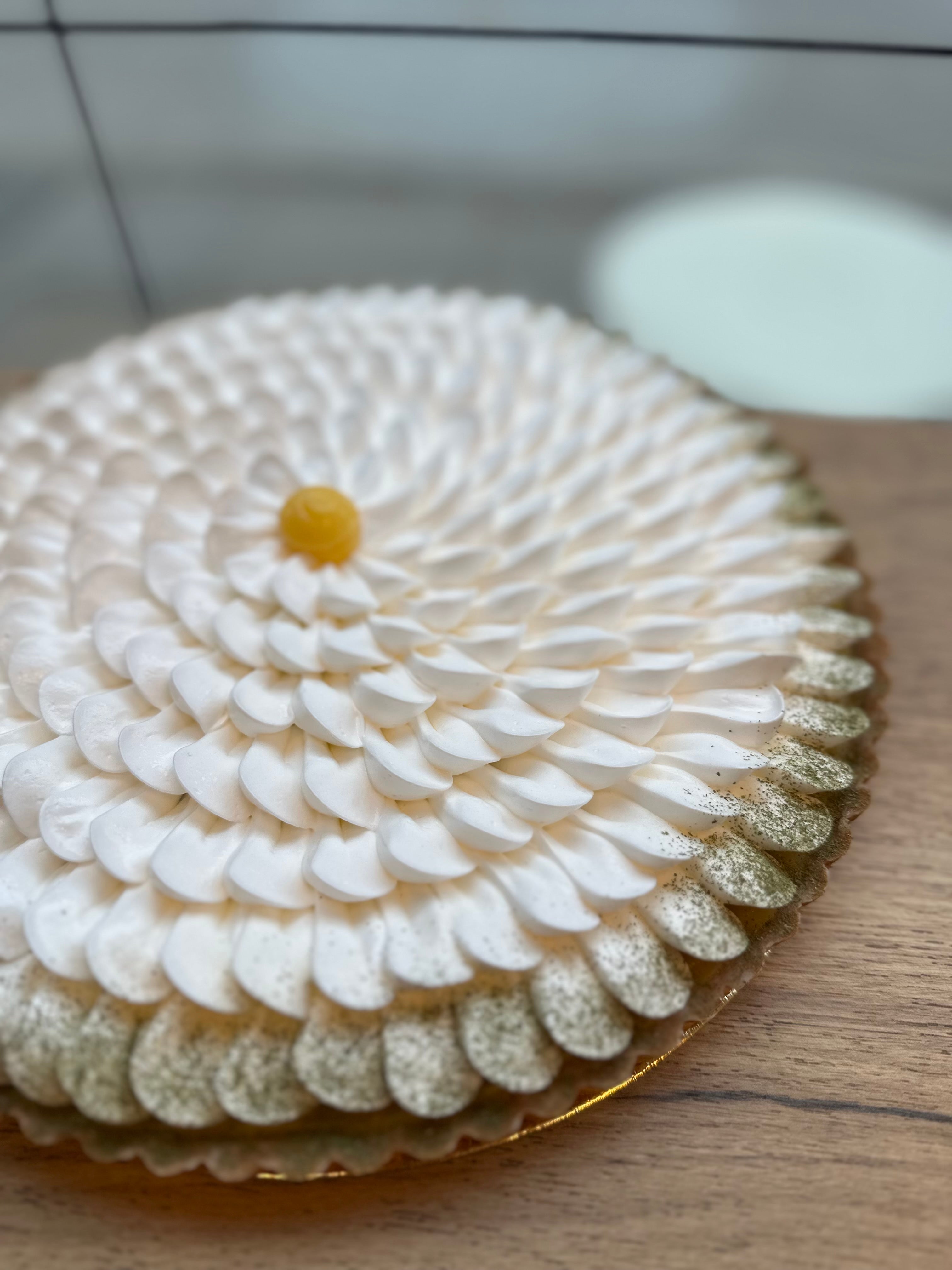 Passionsfrugt tærte (20-22 pers)