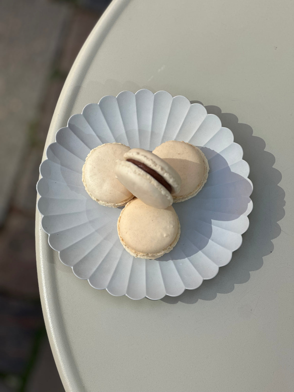 Macaron - Saltkaramel & mælkechokolade