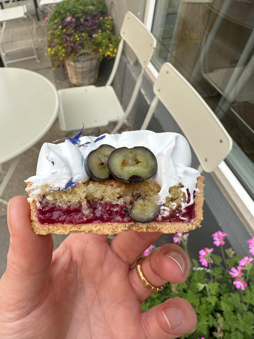 Blåbær tærte
