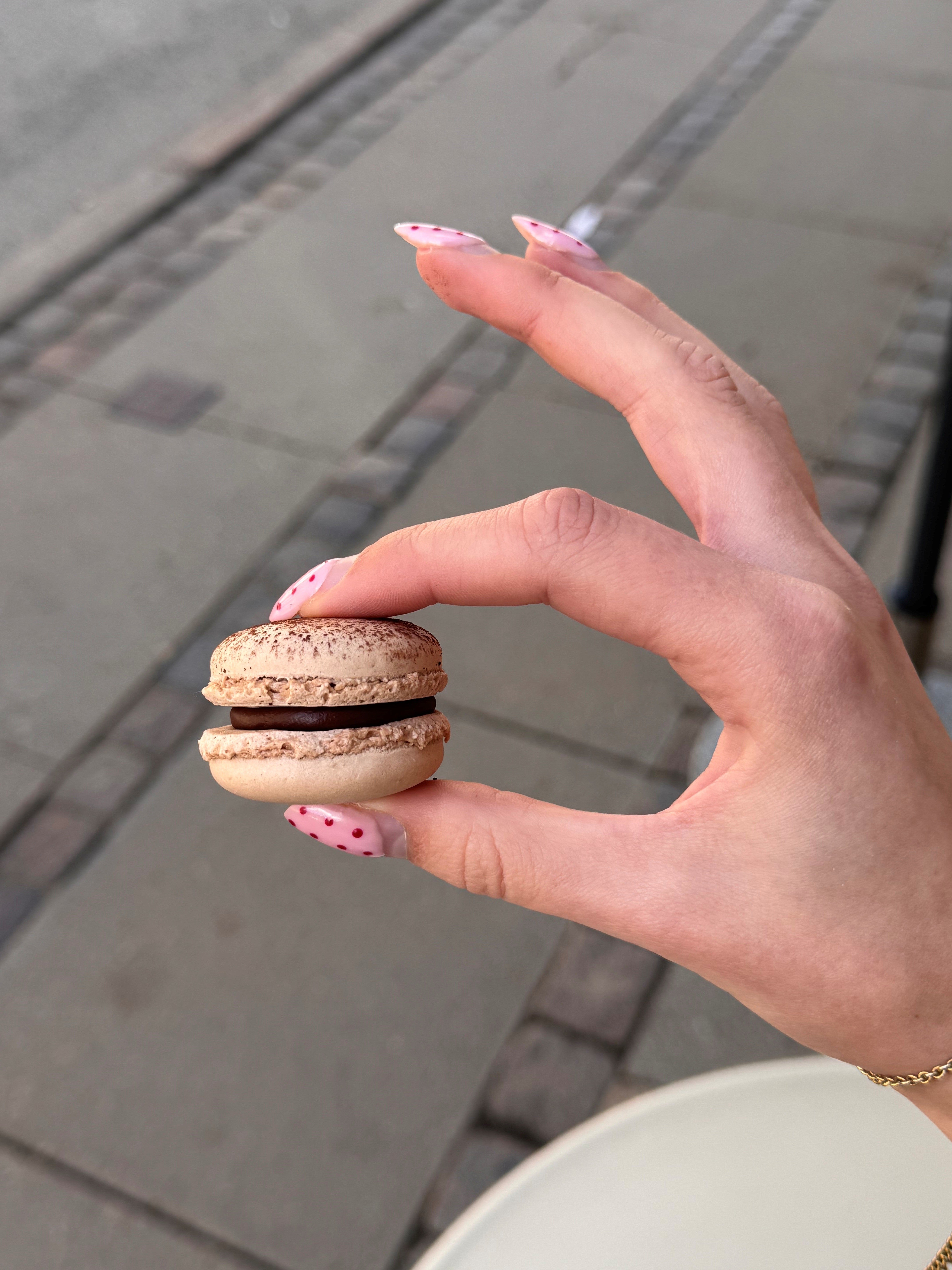 Macaron - Chokolade & karamel